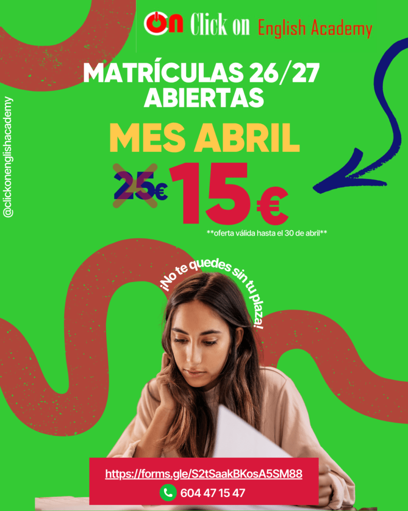 Historia para Instagram descuento en matricula academia de idiomas moderno amarillo azul verde rojo (Post de Instagram (45))